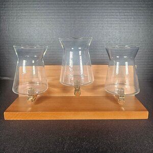 Better Homes and Gardens Three Beaker With Gold Stems Propagation Station